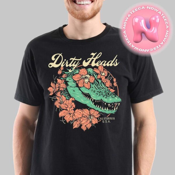 Dirty Heads Holiday 2024 Floral Gator Pepper Unisex T-Shirt