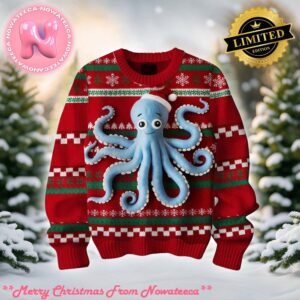 Dirty Heads Playing With Octopus Ugly Christmas Sweater Gift For Holiday