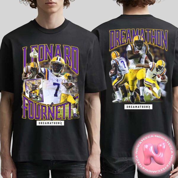 Dreamathon Leonard Fournette Bayou Dreams NFL 2024 Two Sides Unisex T-Shirt