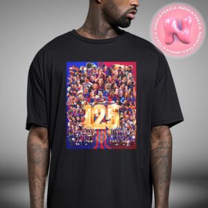 FC Barcelona Celebrates Its 125th Anniversary Of The Best Club In The World Unisex T-Shirt