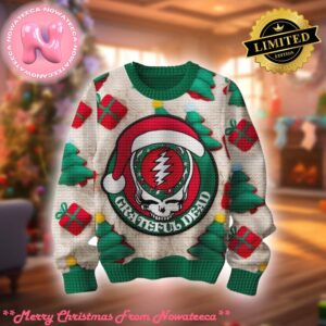 Grateful Dead 2024 Holly Jolly Ugly Christmas Sweater Gift For Holiday