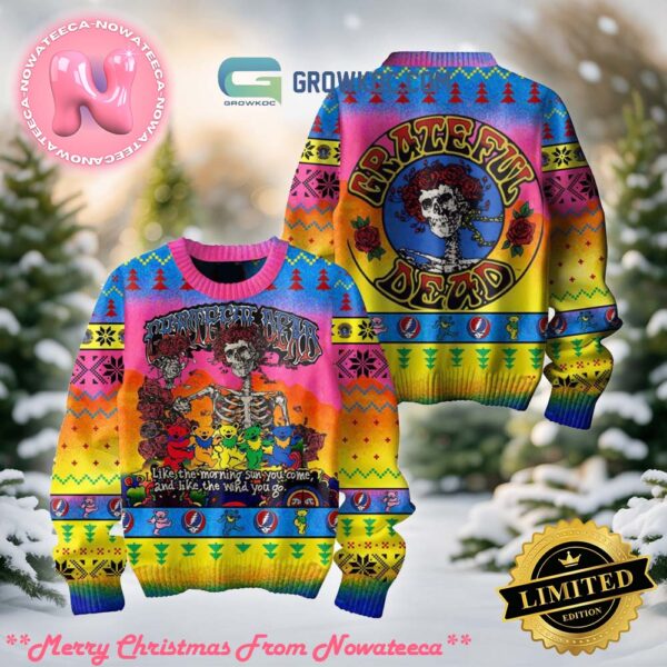 Grateful Dead The Dancing Bears Christmas Season’s Greetings Ugly Christmas Sweater Gift For Men And Women