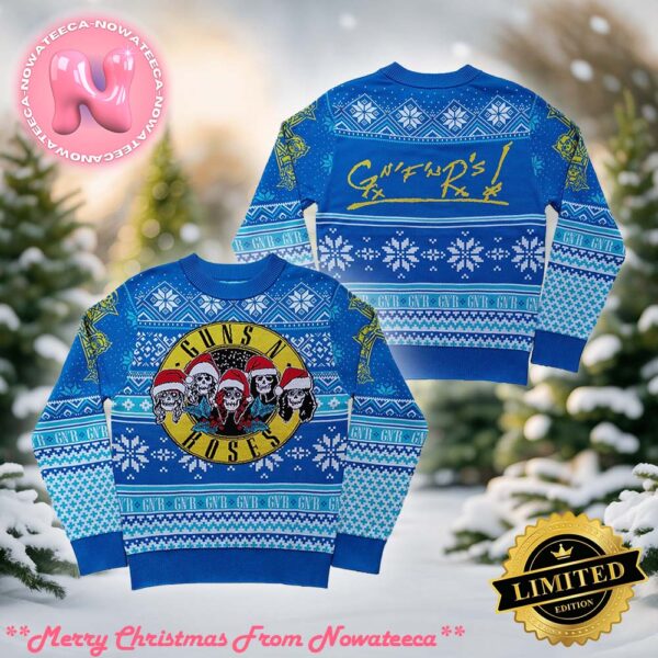 Guns N Roses Holiday Sweater 2022 Ugly Christmas Sweater Gift For Men And Women