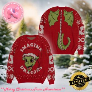 Imagine Dragons Dragon Jacquard Ugly Sweater Holiday Gift For Family Men And Women