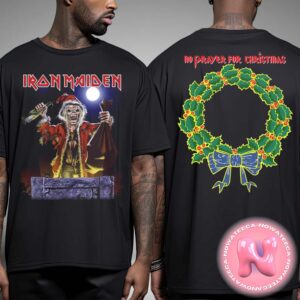 Iron Maiden No Prayer For Christmas The Future Past 2024 World Tour Tee Two Sides Unisex T-Shirt