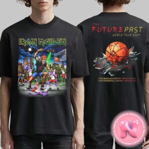 Iron Maiden The Future Past 2024 Tour Merch Tee For The New York And Newark On November 2th And 9th 2024