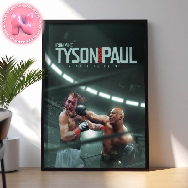 Iron Mike Tyson Versus Jake Paul Home Decor Poster Canvas