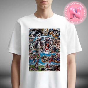 J Balvin With His Contemporary Art Masterpiece Auction Painting The Intersection Of The Universe Of Sports And Culture Mythology And Modernity Unisex T-Shirt