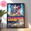 Congrats To Joey Logano Has Been Winner Three Time The 2024 Nascar Cup Series Champion  Home Decor Poster Canvas