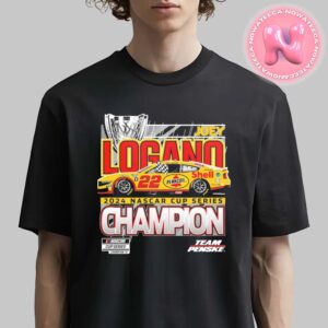 Joey Logano Team Penske 2024 NASCAR Cup Series Champion Official Unisex T-Shirt