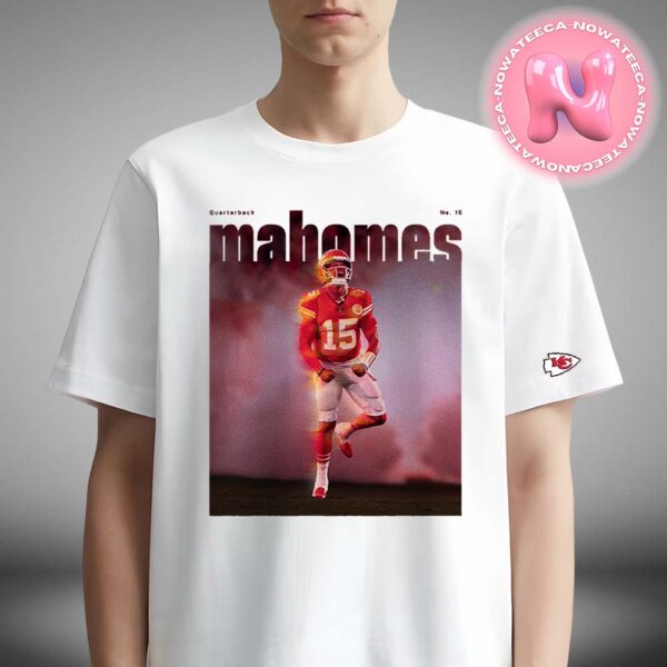 Kansas City Chiefs Quarterback Mahomes No 15 NFL Two Sides Unisex T-Shirt