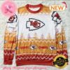 Kansas City Chiefs Football Cardigan Ugly Sweater Gift For Holiday