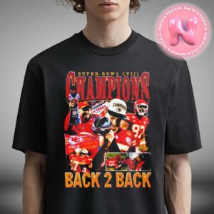 Kansas City Super Bowl Lviii Champ Back 2 Back 2024 NFL Unisex T-Shirt