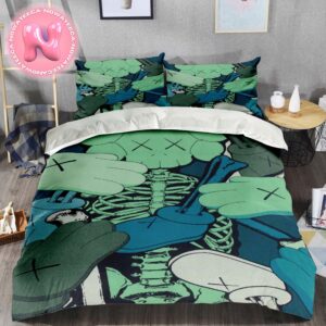 Kaws Fracture Cashmere Limited Edition From Kaws House of Voltaire KAWS Bedding Set