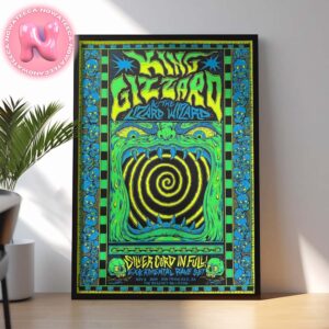 King Gizzard And The Lizard Wizard Silver Cord In Full Experimental Rave Set On November 6th 2024 At The Regency Ballroom In San Francisco CA Home Decor Poster Canvas