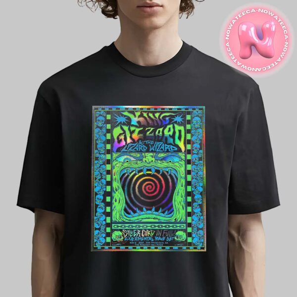 King Gizzard And The Lizard Wizard Silver Cord In Full Experimental Rave Set On November 6th 2024 At The Regency Ballroom In San Francisco CA Rainbow Color Unisex T-Shirt