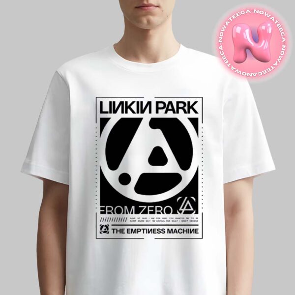 Linkin Park From Zero White Block Logo Unisex T-Shirt