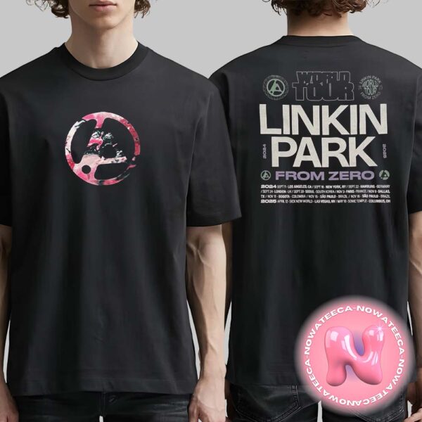 Linkin Park From Zero World Tour At La Defense Arena In France On November 3rd 2024 Two Sides Unisex T-Shirt