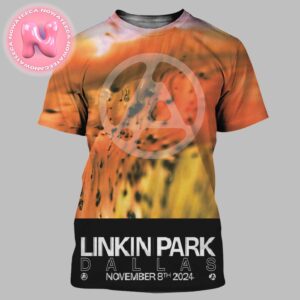 Linkin Park From Zero World Tour Poster For Globe Life Field In Arlington TX Dallas On November 8th 2024 All Over Print Shirt