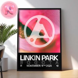 Linkin Park Live Show Concert Poster For Coliseo Medplus In Bogota Colombia On November 11th 2024 Home Decor Poster Canvas