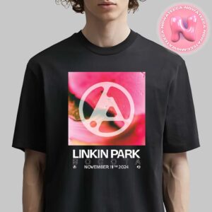 Linkin Park Live Show Concert Poster For Coliseo Medplus In Bogota Colombia On November 11th 2024 Unisex T-Shirt