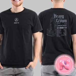 Linkin Park World Tour 2024 Heavy Is The Crown London Limited Tee Two Sides Unisex T-Shirt