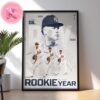 Luis Gil Form New York Yankees 2024 American League Rookie Of The Year MLB Home Decor Poster Canvas