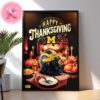 Detroit Lions Vs Chicago Bears Matchup Thanksgiving Day At Ford Field In Detroit Michigan On November 28th 2024 NFL Home Decor Poster Canvas