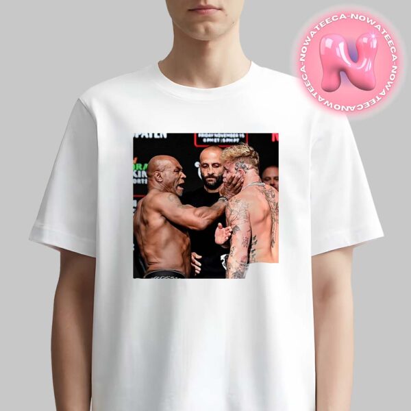 Mike Tyson Slapping Jake Paul At During Final Face Off Unisex T-Shirt