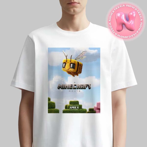 Minecraft Movie New Poster Releasing On April 14th 2025 Unisex T-Shirt