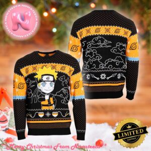 Naruto Ship Chibi Ugly Christmas Sweater Gift For Holiday