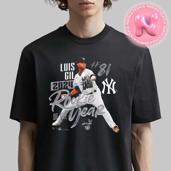 New York Yankees Luis Gil 2024 American League Rookie Of The Year Unisex T-Shirt