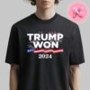 Official Congratulation Trump Vance 2024 Wining Ticket 47th American President Unisex T-Shirt