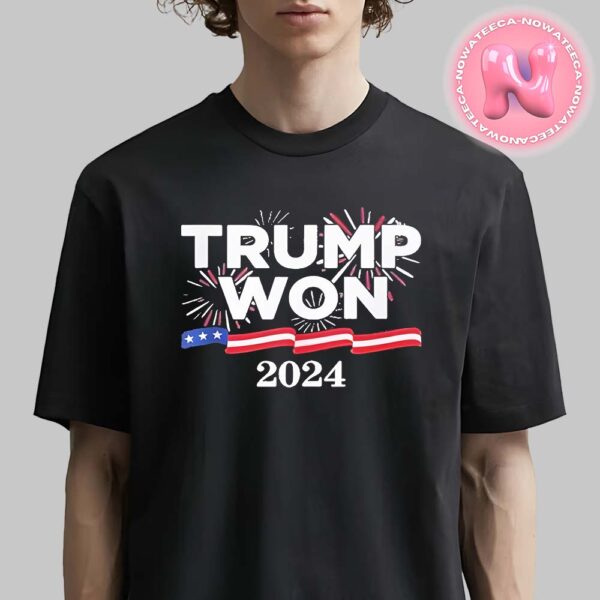 Official Congratulation Trump Won 2024 47th American President Unisex T-Shirt