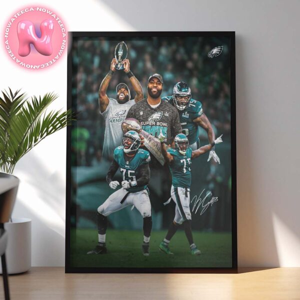 Official Poster Vinny Curry Will Officially Retire As A Philadelphia Eagle Great Career Signature Home Decor Poster Canvas