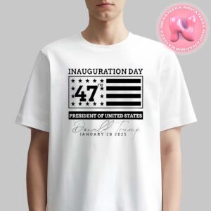 Official Trump Won Election Inauguration Trump 47th President Unisex T-Shirt