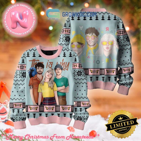 Paramore Rock Band This Is Why Christmas Season’s Greetings Ugly Christmas Sweater Gift For Men And Women