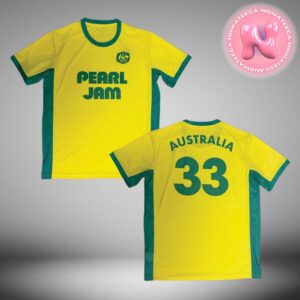 Pearl Jam Australia Event Jersey For People First Stadium In Gold Coast Queensland Autralia On November 13th 2024 Unisex T-Shirt