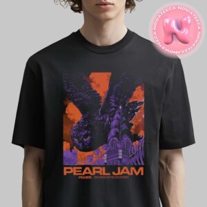 Pearl Jam Event Poster Dark Matter World Tour For Engie Stadium In Sydney On November 23rd 2024 Art By Ken Taylor Unisex T-Shirt