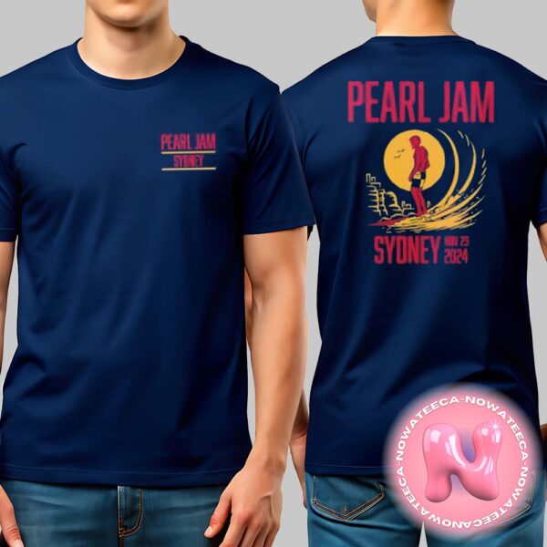 Pearl Jam Event Tee For Engie Stadium In Sydney On November 23rd 2024 Two Sides Unisex T-Shirt