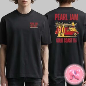 Pearl Jam Event Tee For People First Stadium In Gold Coast Queensland Autralia On November 13th 2024 Two Sides Unisex T-Shirt