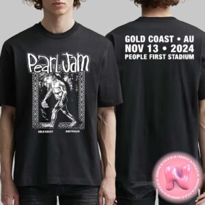 Pearl Jam Live Show Music Yowie Tee For People First Stadium In Gold Coast Queensland Autralia On November 13th 2024 Two Sides Unisex T-Shirt