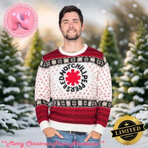 Red Hot Chili Peppers Ugly Christmas Sweater Gift For Holiday