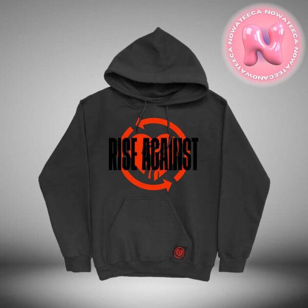 Rise Against Red HeartFist Label Pullover Unisex Hoodie