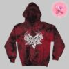 Slayer Eagle Maroon All Over Print Hoodie