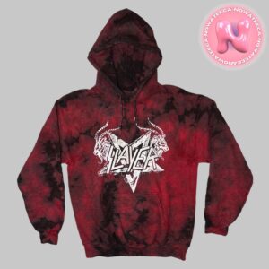 Slayer Black Serenade Tie Dye All Over Print Hoodie