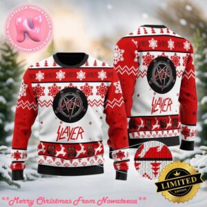 Slayer Snow Merry Christmas Ugly Christmas Sweater Gift For Men And Women