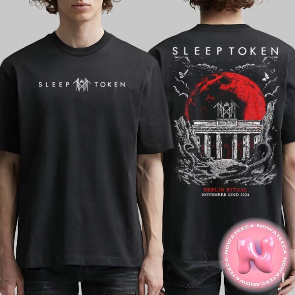 Sleep Token Berlin Ritual Exclusive Tee Germany On November 22 2024 Pop Up Store Two Sides Unisex T-Shirt