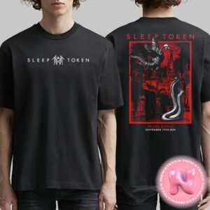 Sleep Token Prague Ritual Exclusive Tee Czech Republic On November 15 2024 Pop Up Store Two Sides Unisex T-Shirt