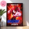 Sonic 3 The Hedgehog Maddie Wachowski Character Poster Played By Tika Sumpter Home Decor Poster Canvas